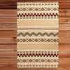 Deerlux Handwoven Boho Beige Textured 100% Wool Flatweave Kilim Rug, 2' x 3' QI003928.XXS